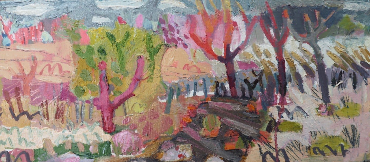 Karen Camkin, Winter Walk (on a Windy Day) V