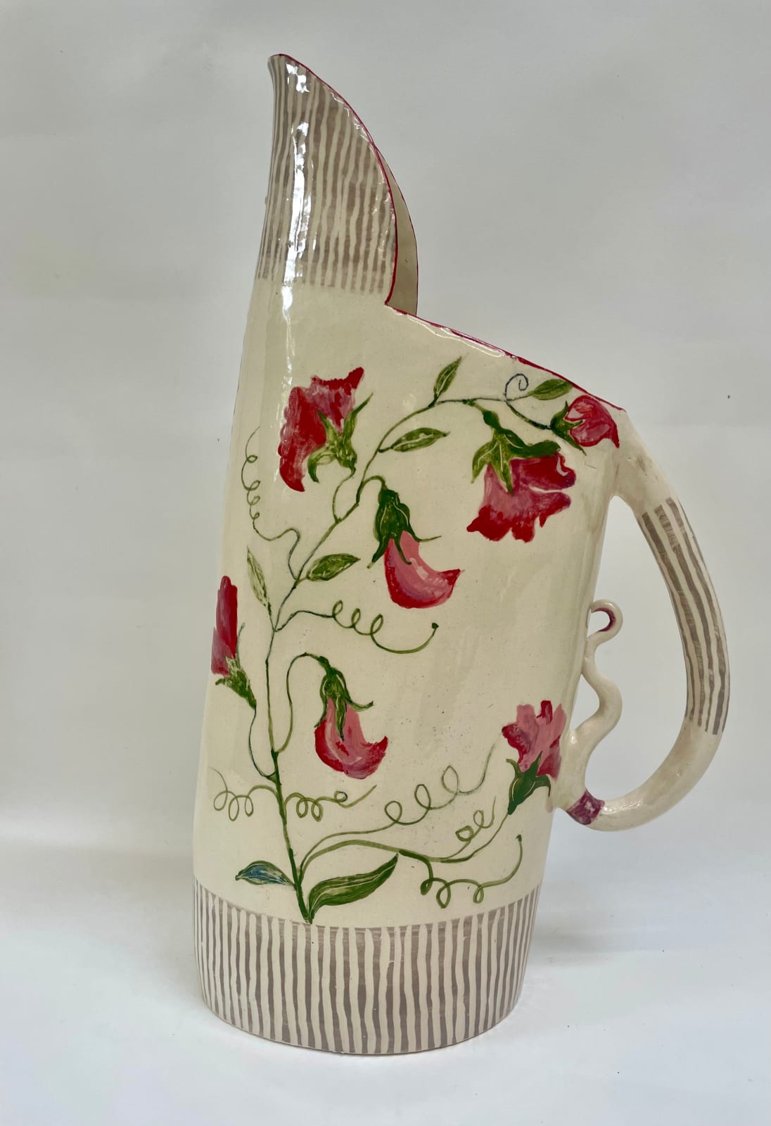 Laurance Simon, Pink Sweet Pea Jug