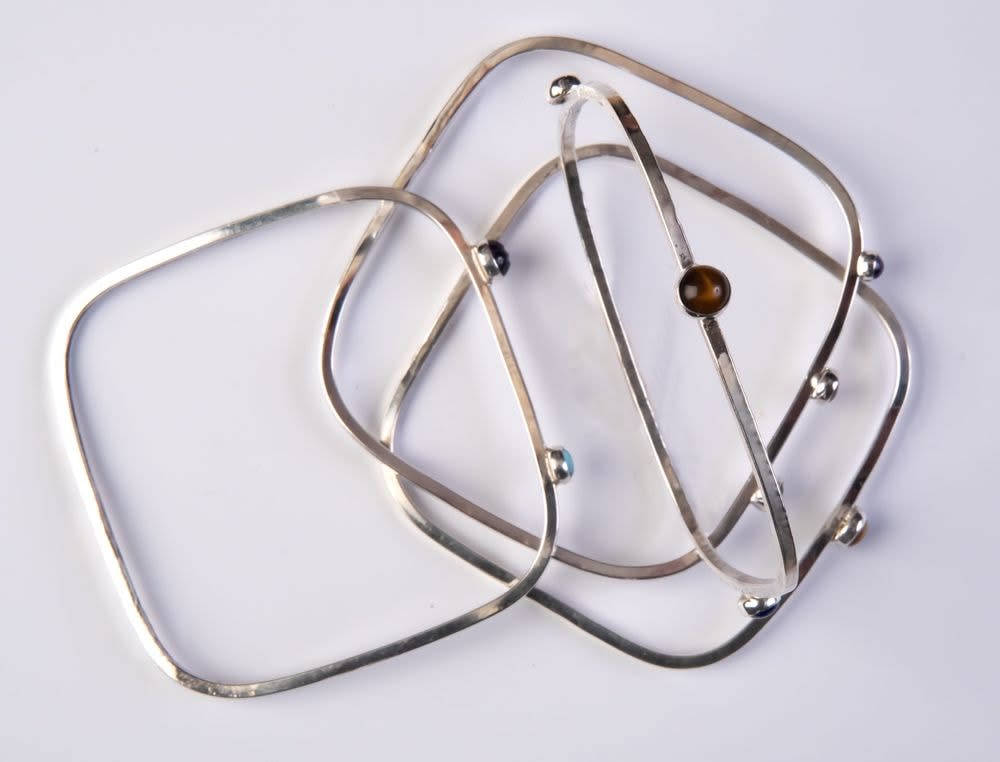Sheridan Conrad, SQUARE BANGLE BRACELET, 2022