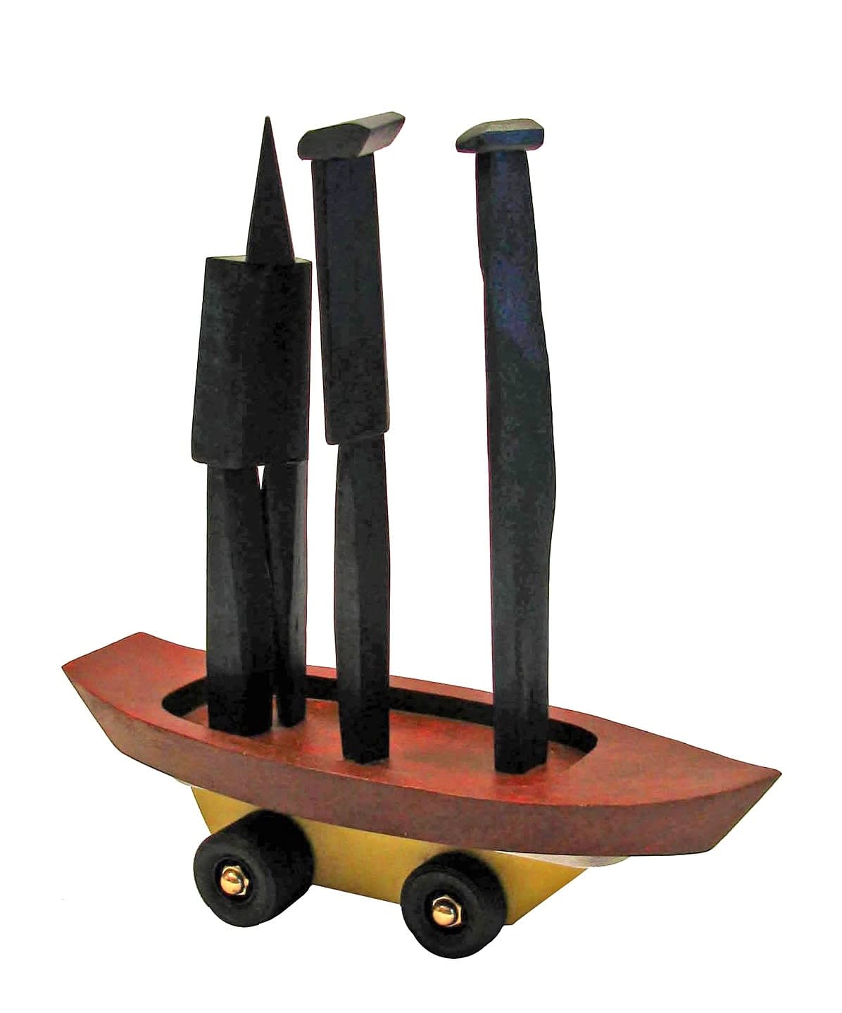 Three on a Yellow Boat, 1998