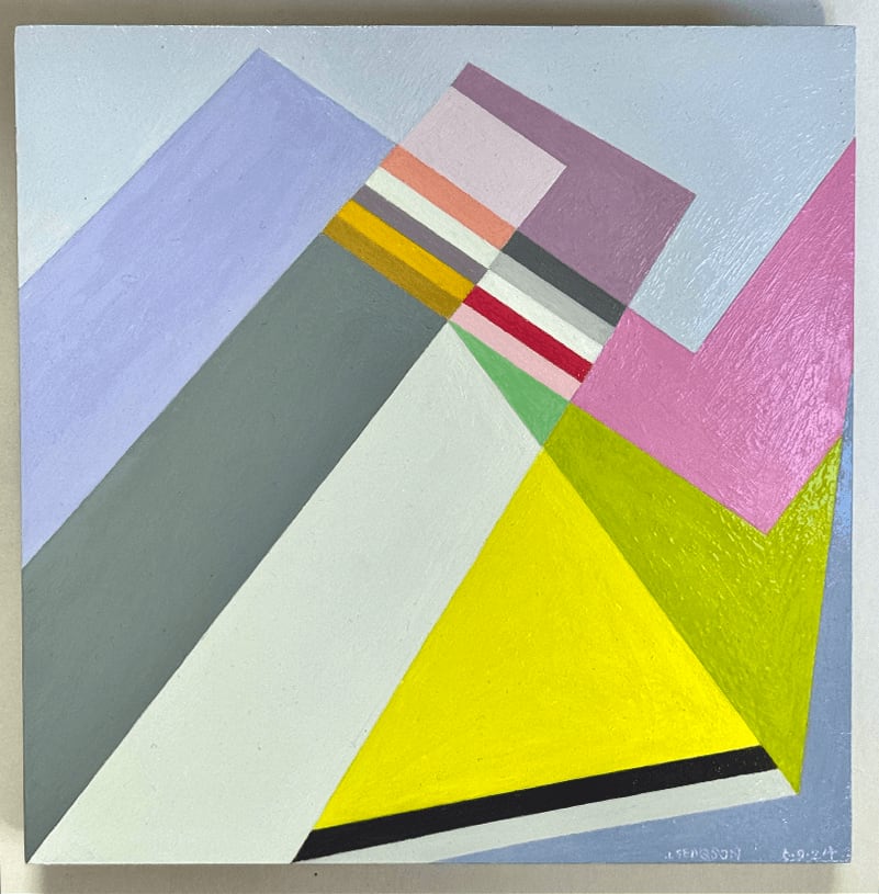 Judith Seligson, A Stripe is a Shape, 2024