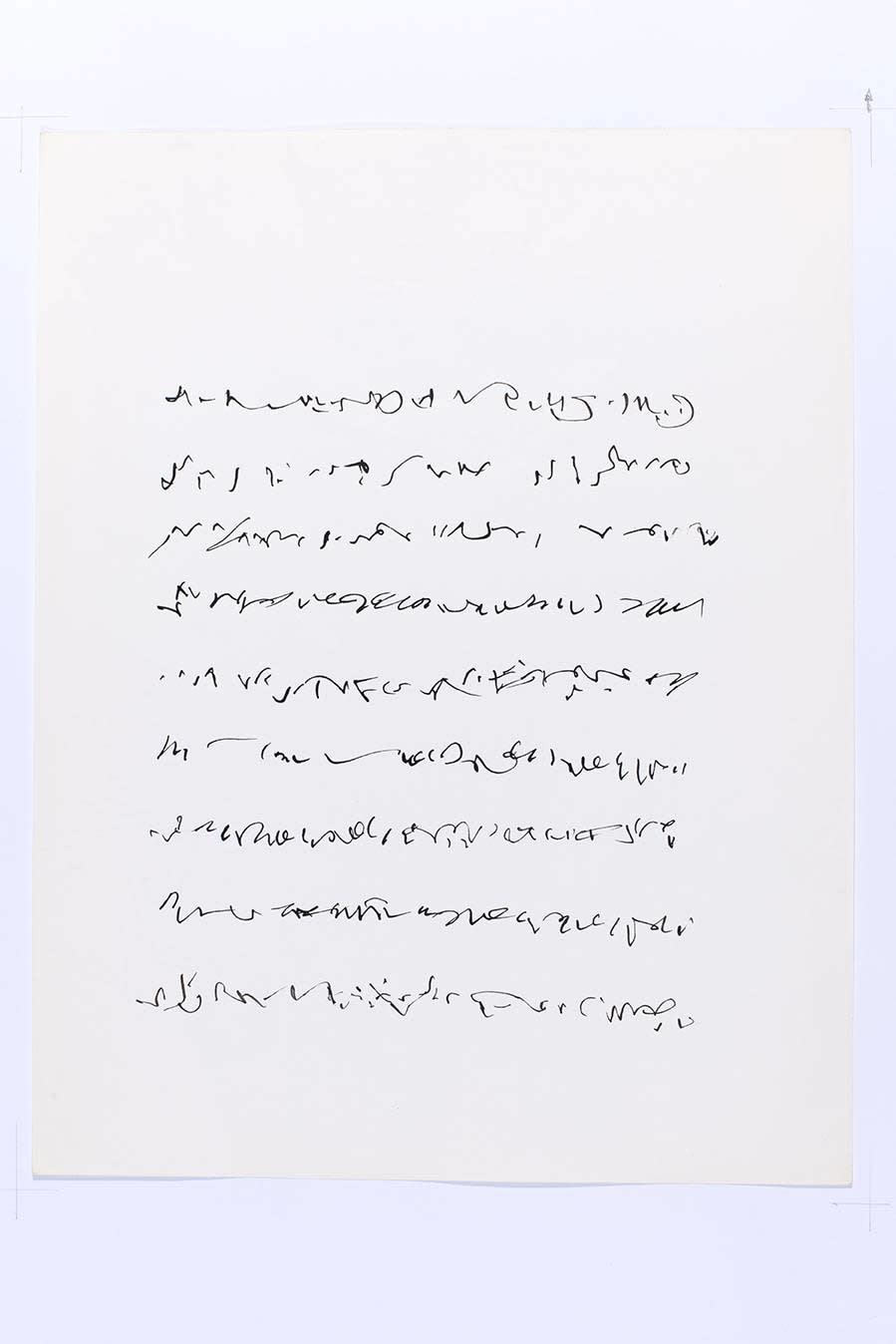 Judit Reigl, Ecriture d'après musique, 1966