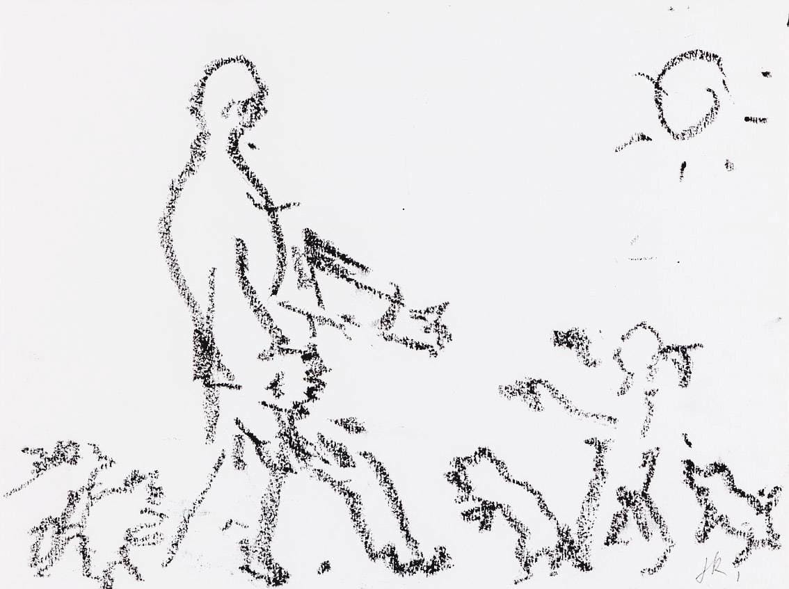 Judit Reigl, Father Daughter Dogs, 2016-2018