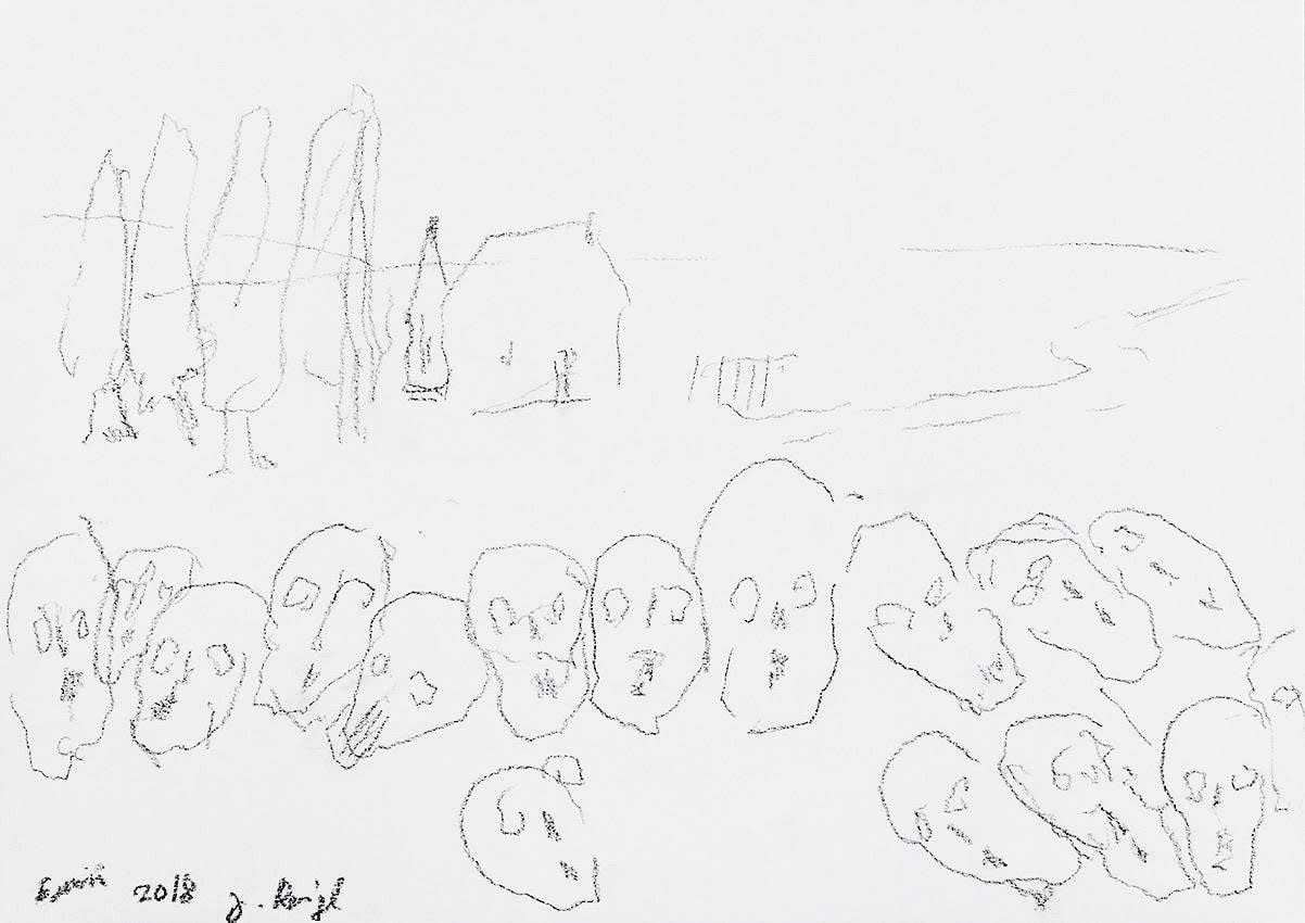 Judit Reigl, Skullscape, 6 Juin 2018