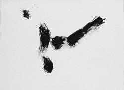 Judit Reigl, Déroulement - Encre de Chine, 2010