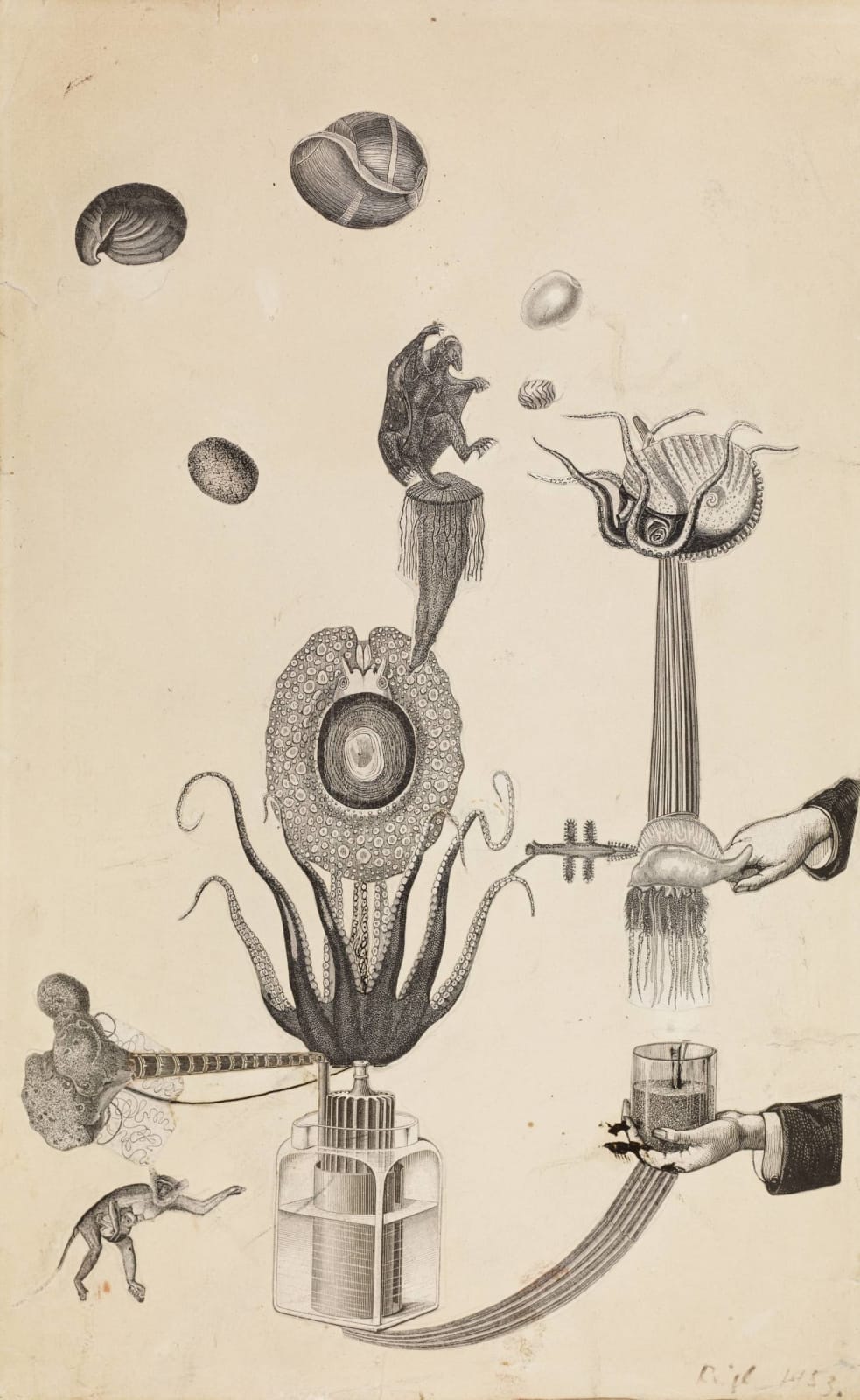Judit Reigl, Sans titre, 1953