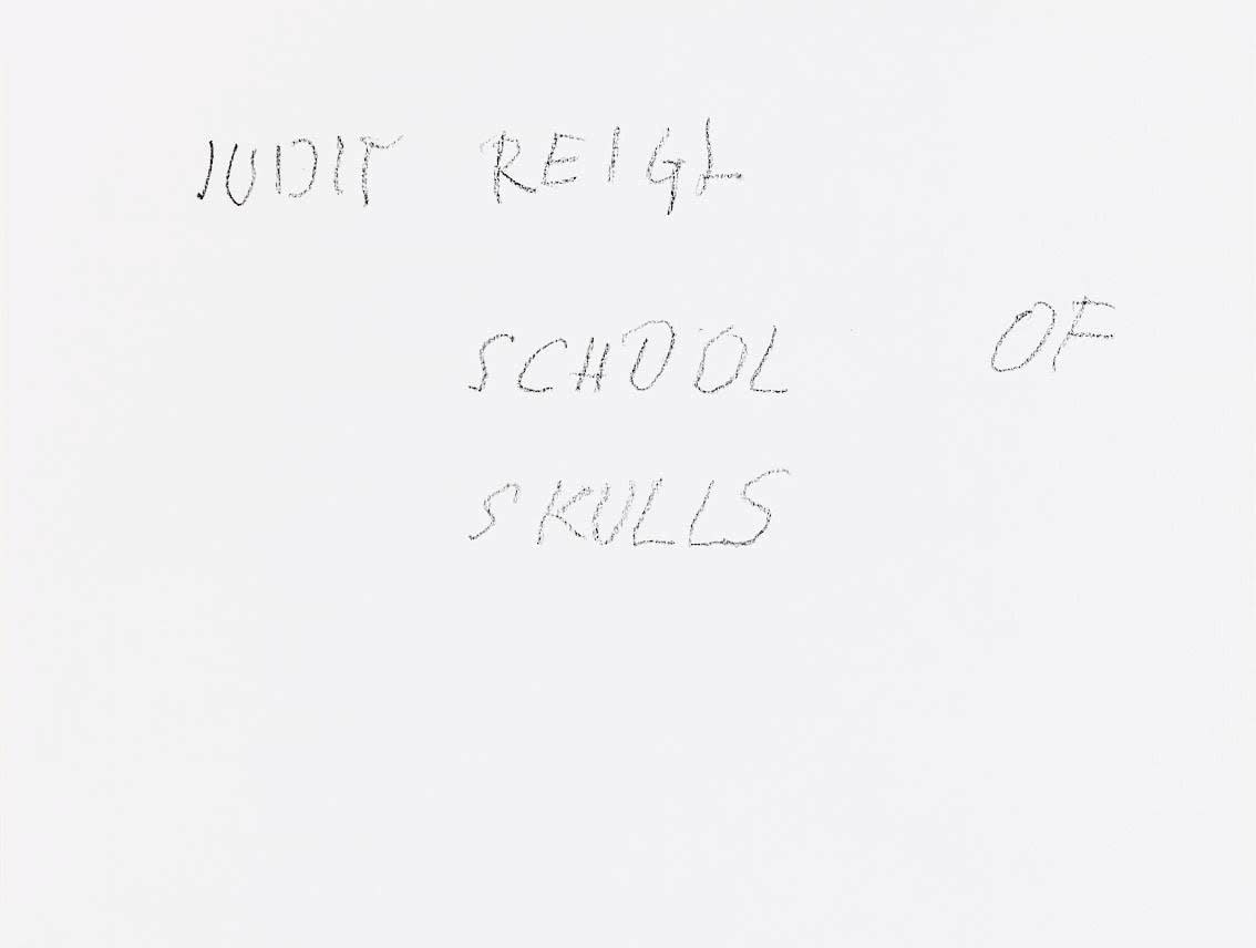 Judit Reigl, School of Skulls, 2016-2018