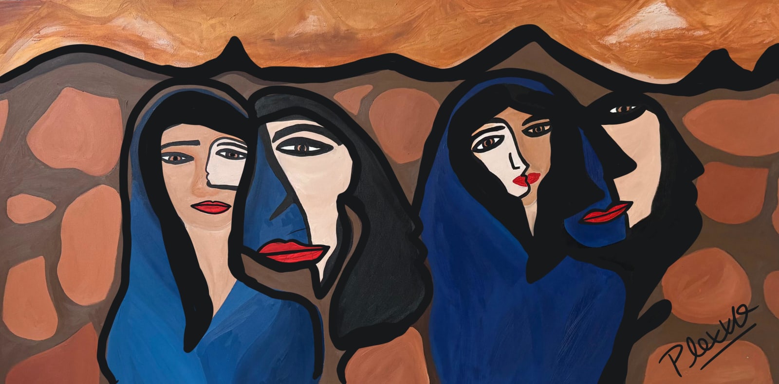 Juliana Plexxo, La Plaza de los Ponchos, 2025