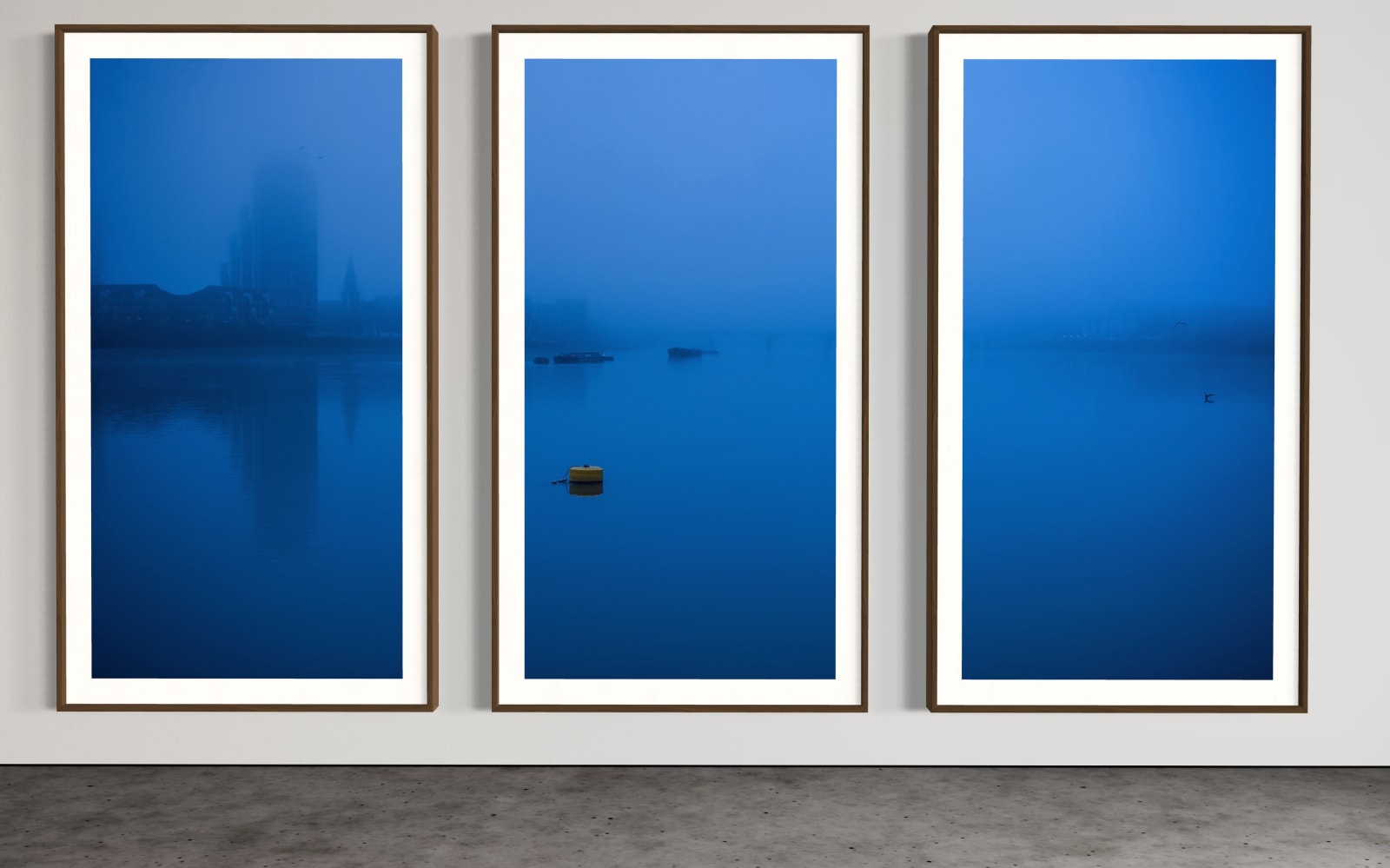 Julian Marshall, CHELSEA MIST TRIPTYCH, 2024