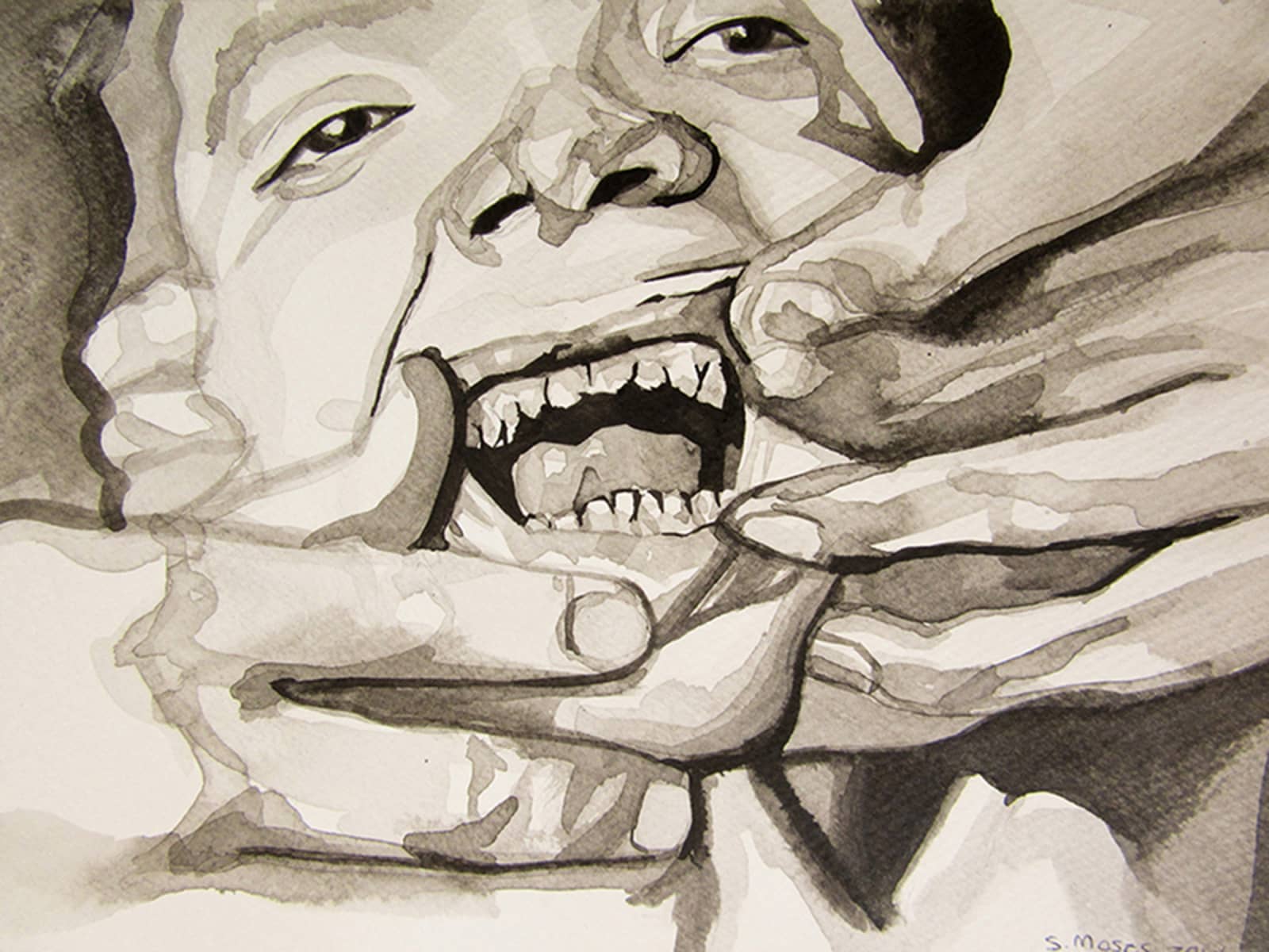 Sharon Moses, Drooling, 2018