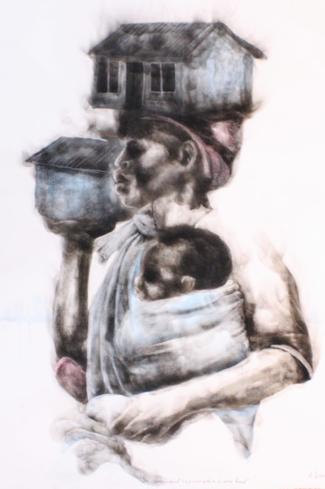 Azael Langa, She Comforted Us Even When It Was Hard, 2018