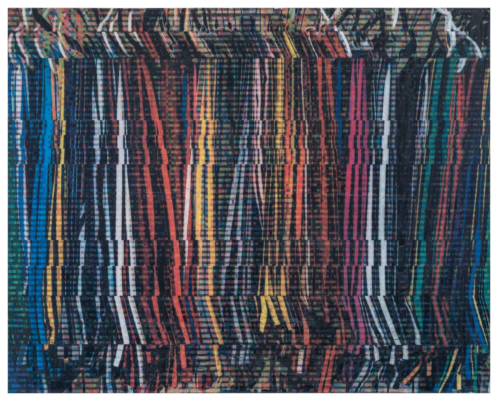 Kenny Schachter, Dress for comfort (glitch) 2, 2025