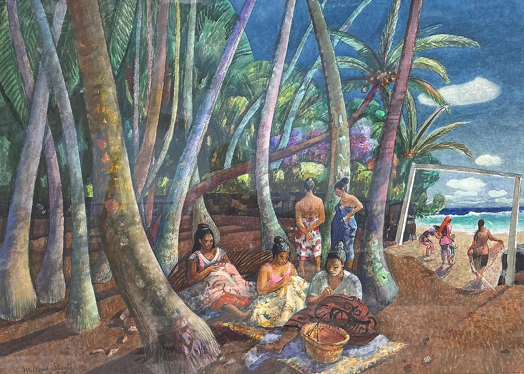 Millard Sheets, Quilt Makers, Hawaiʻi