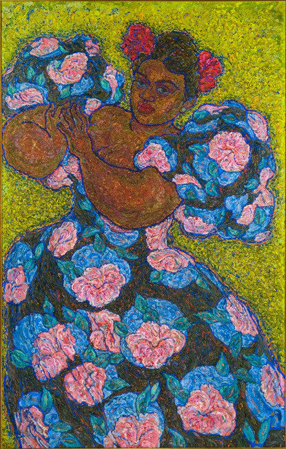 Madge Tennent, Hula Girl in National Flowers, 1940