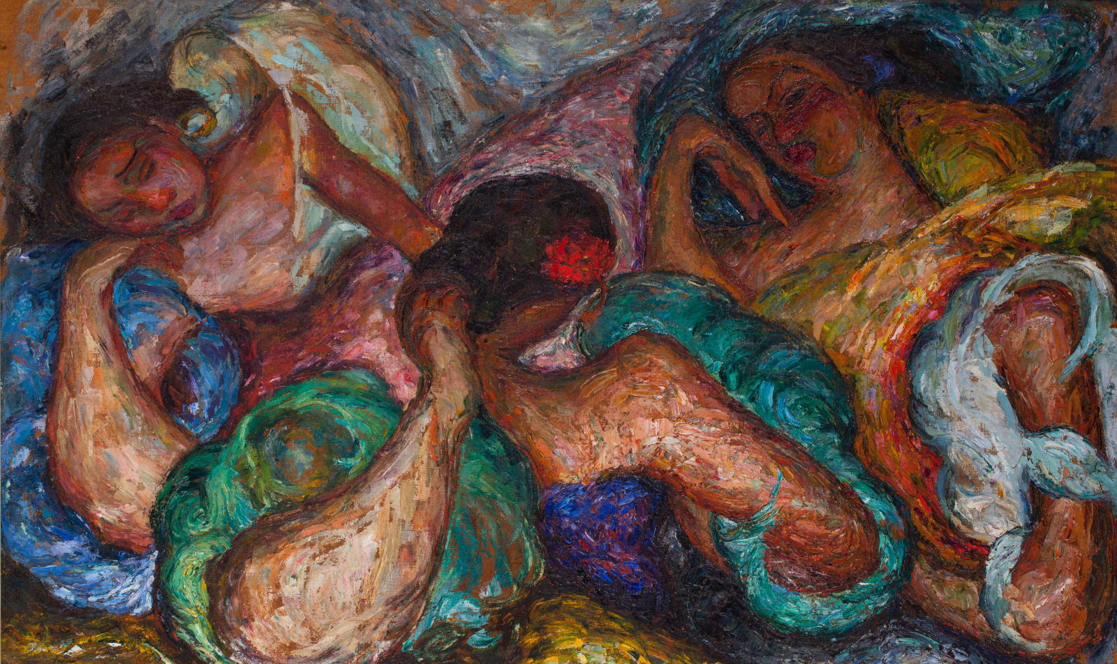 Madge Tennent, Three Filipino Ladies, 1930