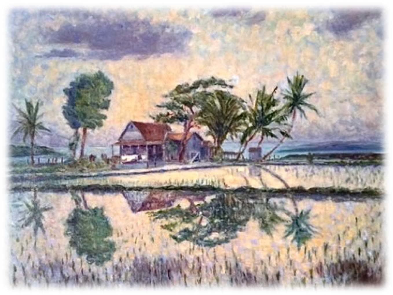 Shirley Russell, Taro Plantation House, 1975 (ca.)