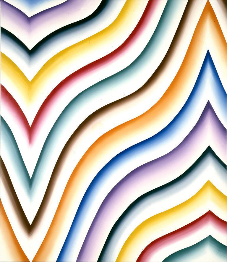 Bernard Frize, Insulaire Q, 2004