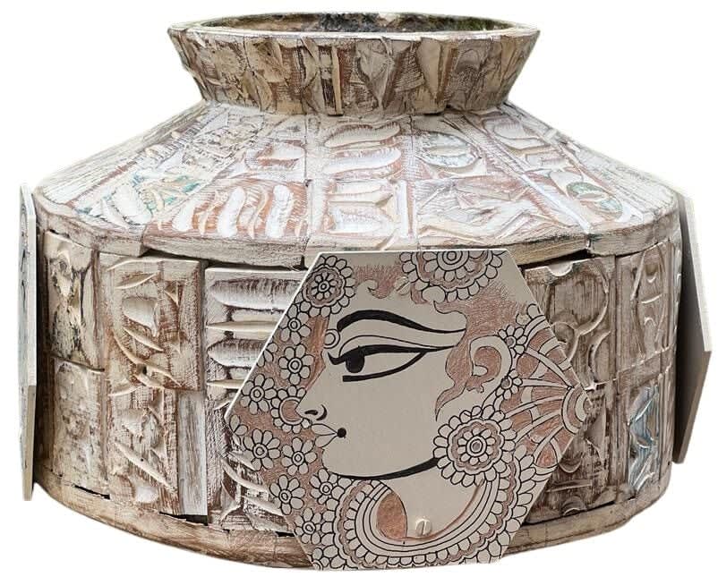 Bolgum Nagesh Goud, Wooden Planter 1, 2023