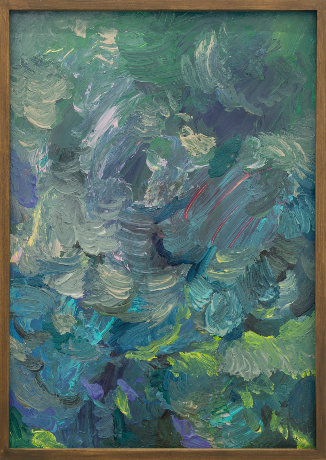 Michele Gabriele, Study for the Plumage of a Parrot. An Unbothered, Sad, and Cringe Parrot. Indifferent to its Context., 2025