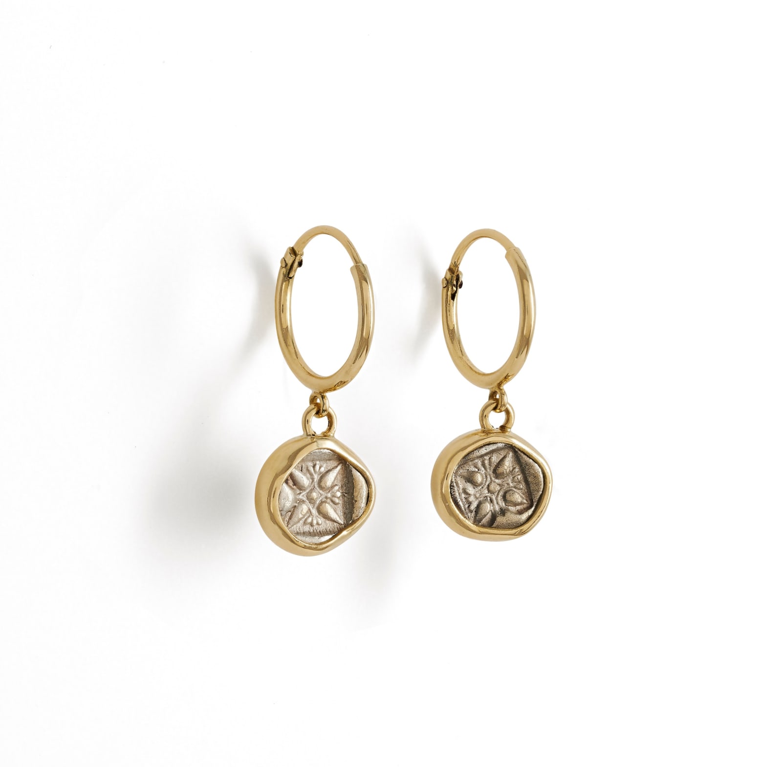 Greek, Miletos lion hoop earrings, Archaic Greek, late 6th - early 5th century BC