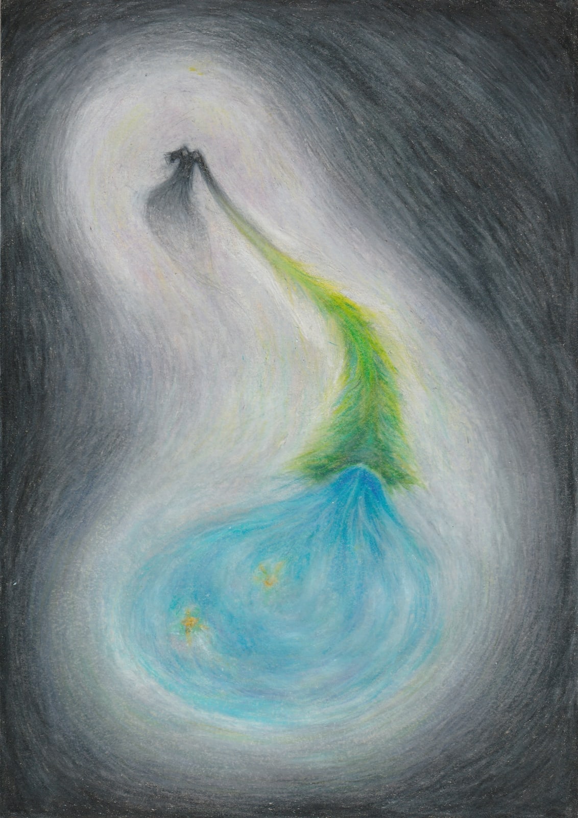 Naoyo Fukuda, 夢ノート/袖の涙 /泉 #02 , Dream Note / Tears in Sleeve / Fountain #02, 2023 - 2024