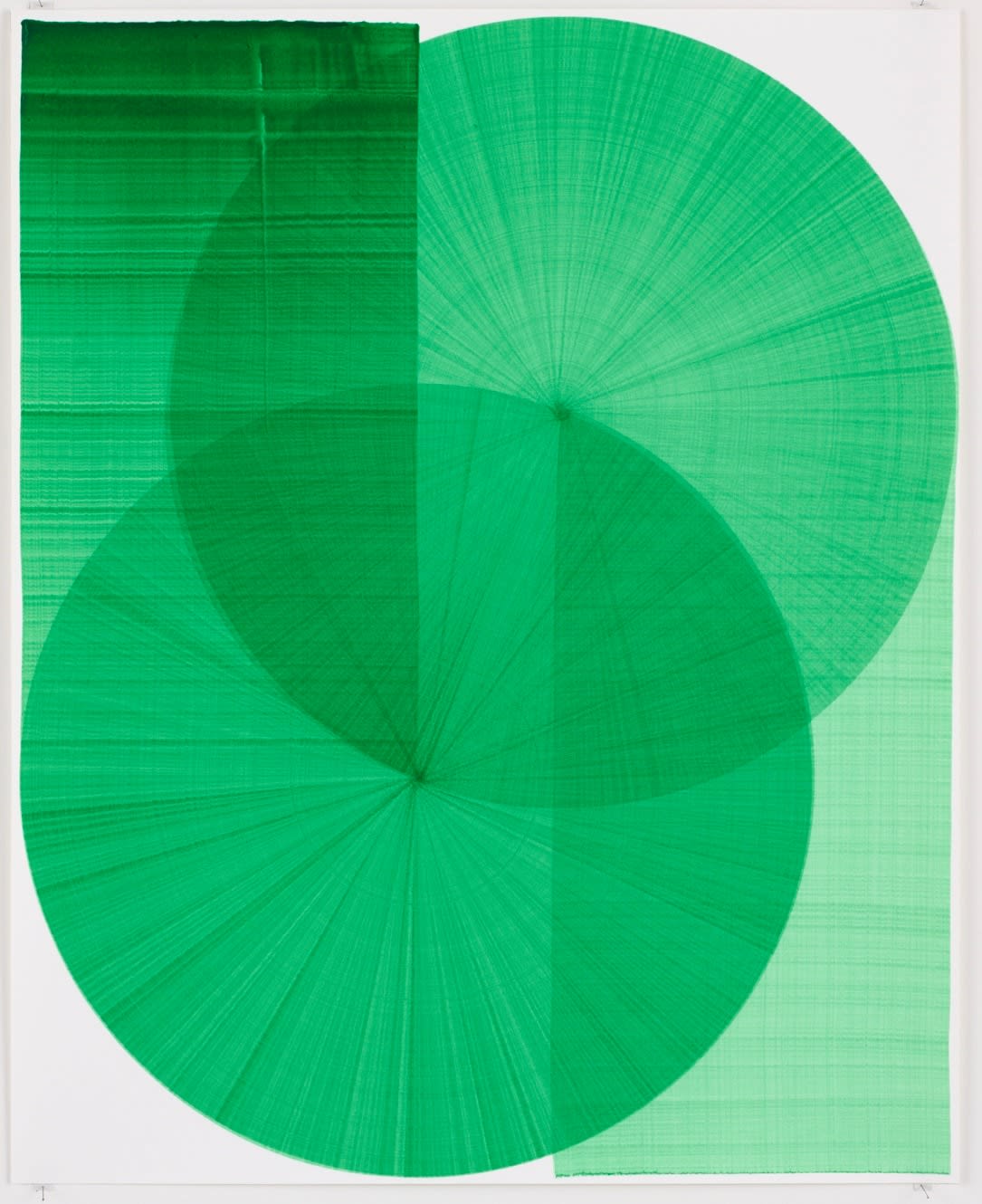Thomas Trum, One Green Line 27, 2025