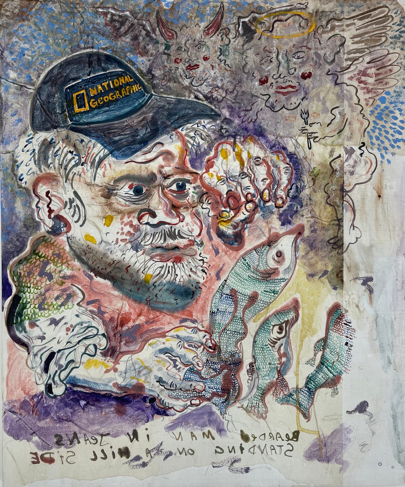 William Ludwig Lutgens, The painter is caught red handed, 2023