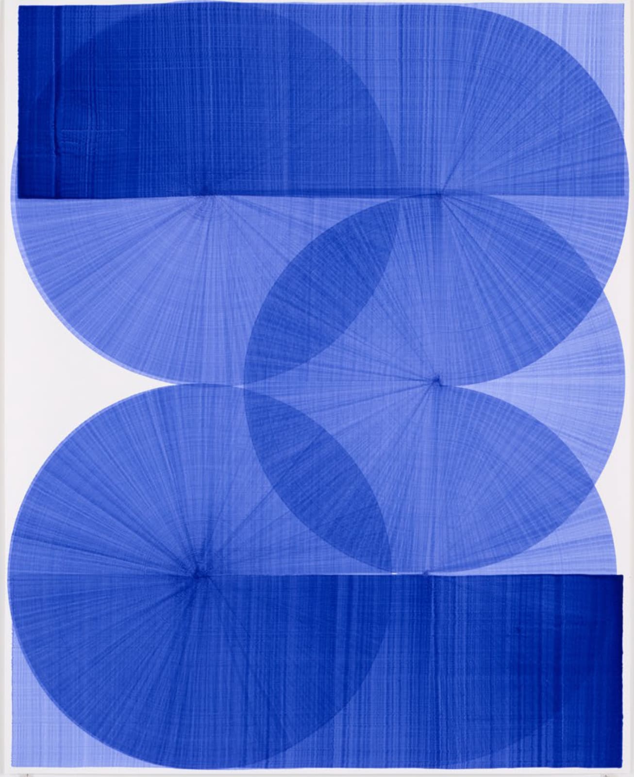 Thomas Trum, Two Blue Lines 66, 2025