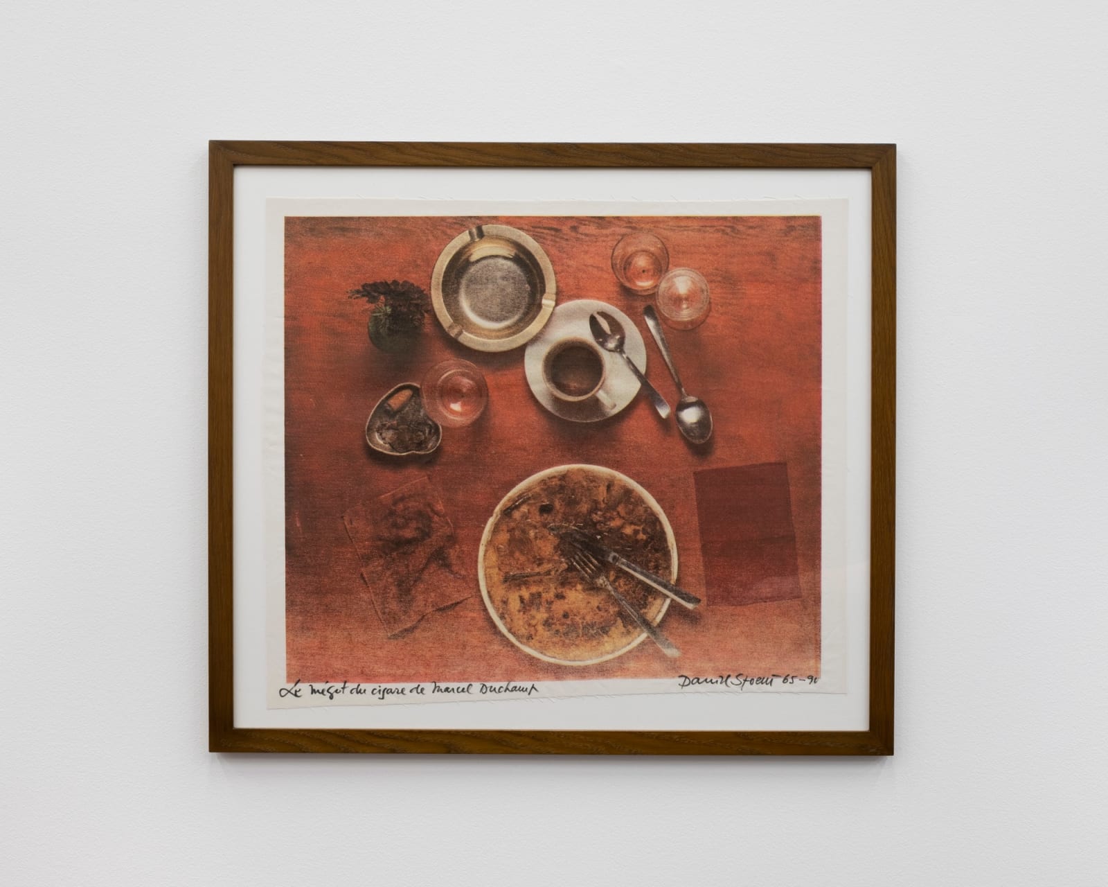 Daniel Spoerri, Eaten by Marcel Duchamp, 1964