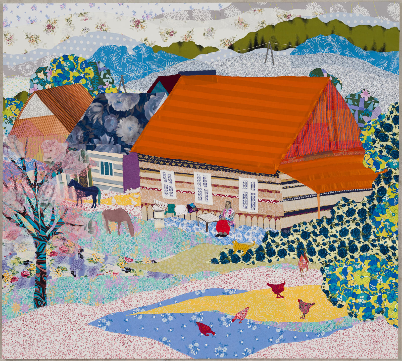 Małgorzata Mirga-Tas, Miro than, miro smirom (My place, my peace of mind), 2025