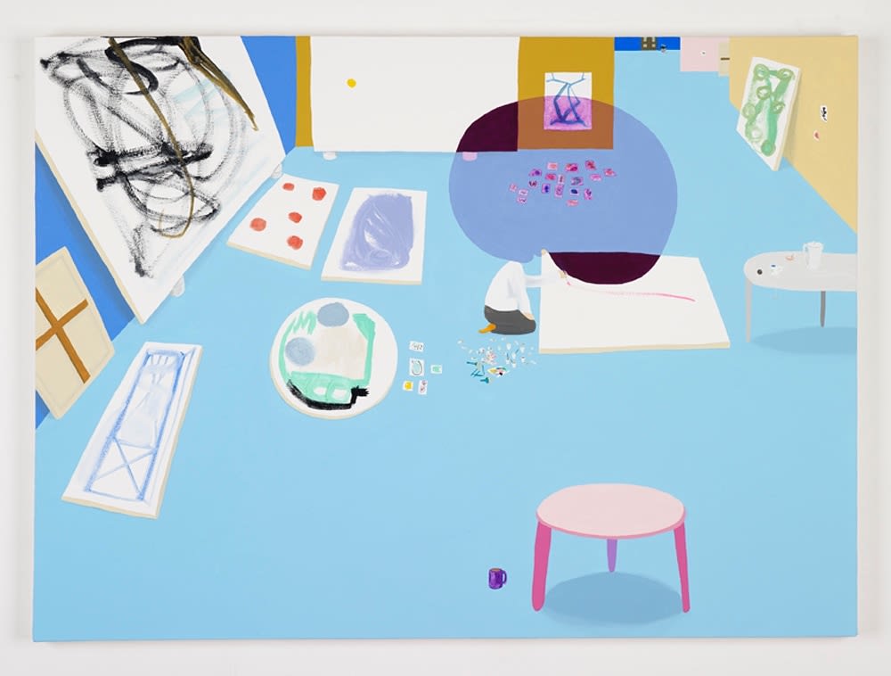 Peter McDonald, Me Painting, 2010