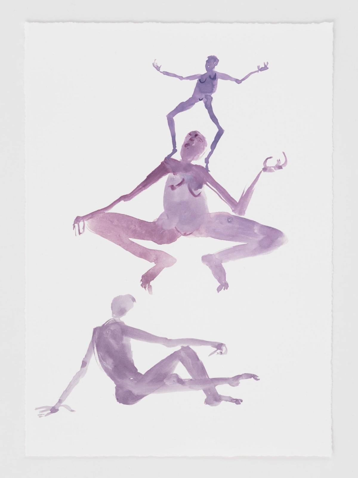 Francis Upritchard, Purple People Pile Print, 2025