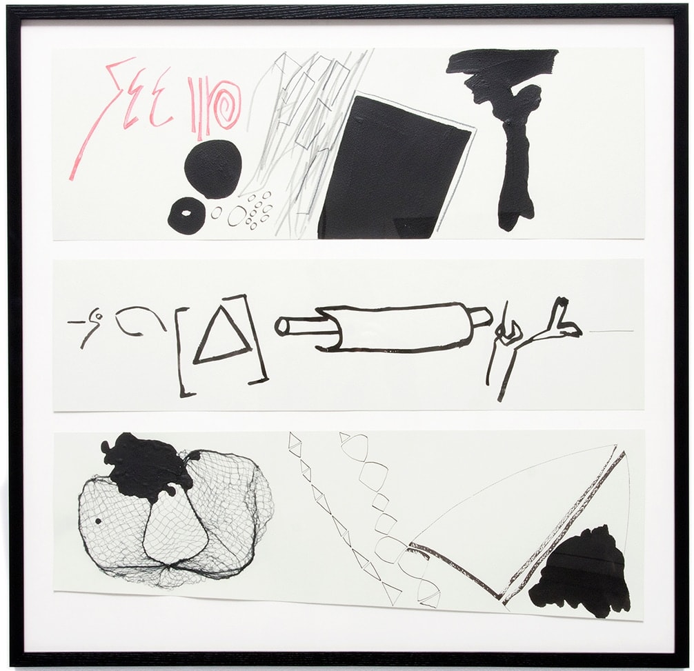 Jessica Stockholder, Strip-3 Speech Bubbles, 2014