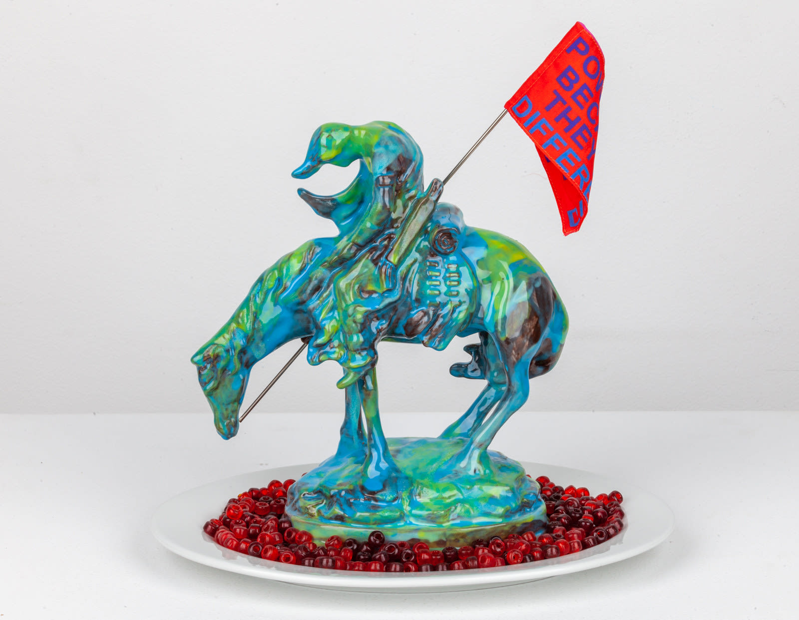 Jeffrey Gibson, POWERFUL BECAUSE THEY’RE DIFFERENT , 2021