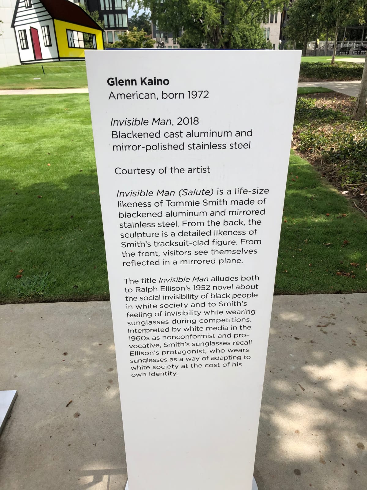 Glenn Kaino, Invisible Man (Salute), 2018