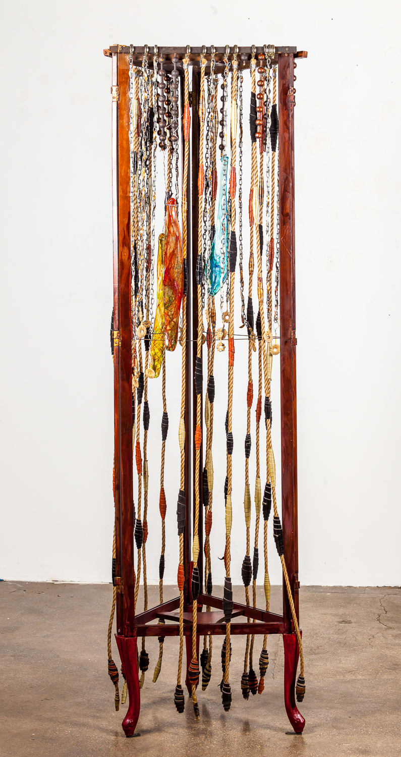 Jae Jarrell, Victorian Beads and Glasswork Enscreened, 2017