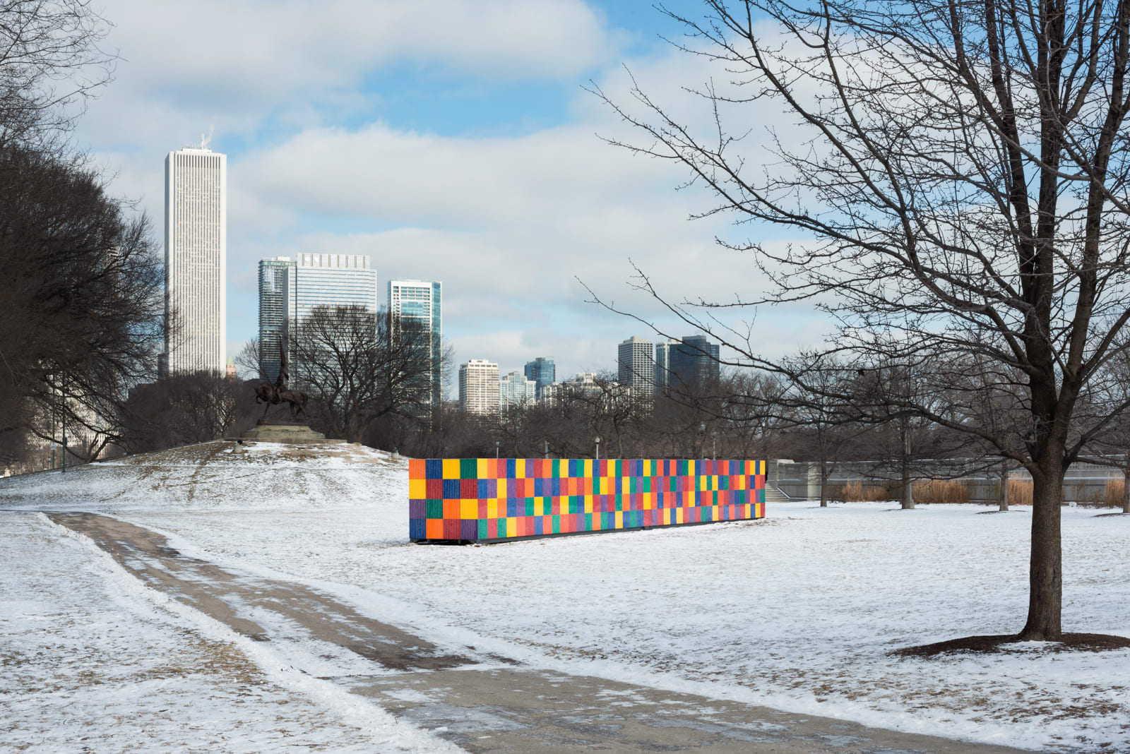 Tony Tasset, Artist Monument, 2014