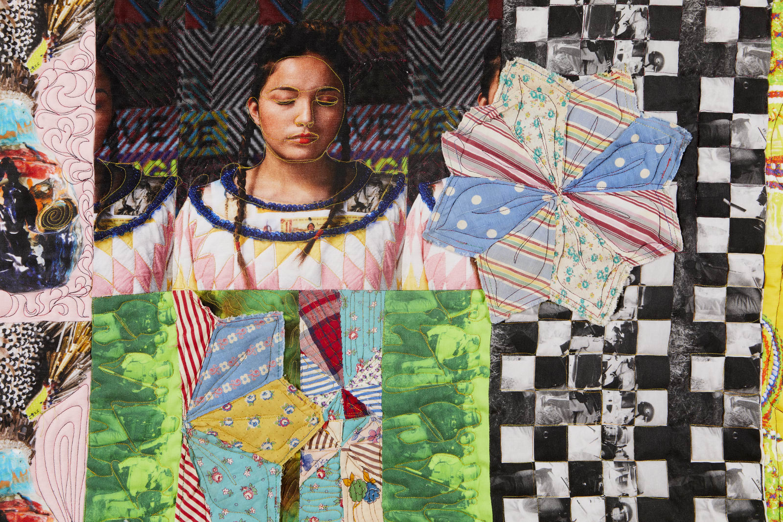 Jeffrey Gibson, PROTECTS THE LAND, 2019