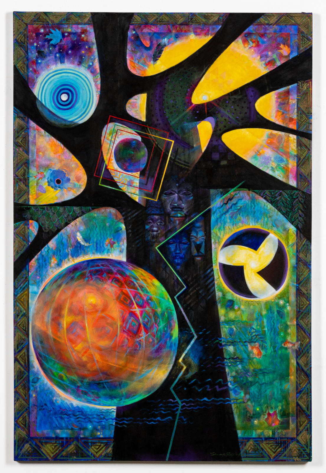 Sherman Beck, Tree (with Orbs), 2000-2022