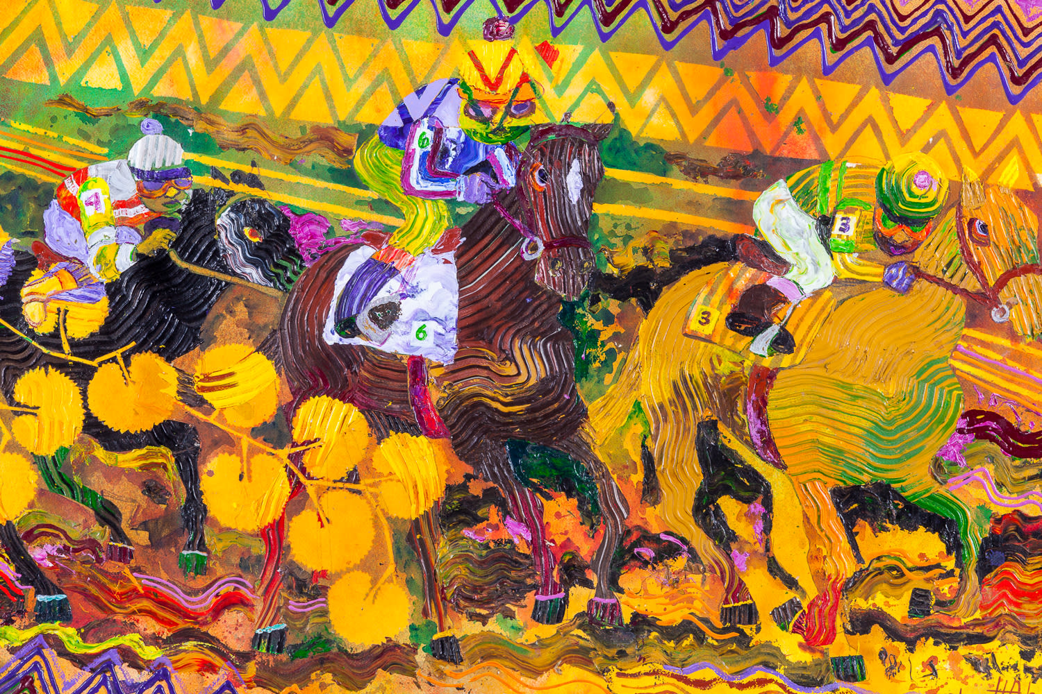 Wadsworth Jarrell, At the Races, 1992