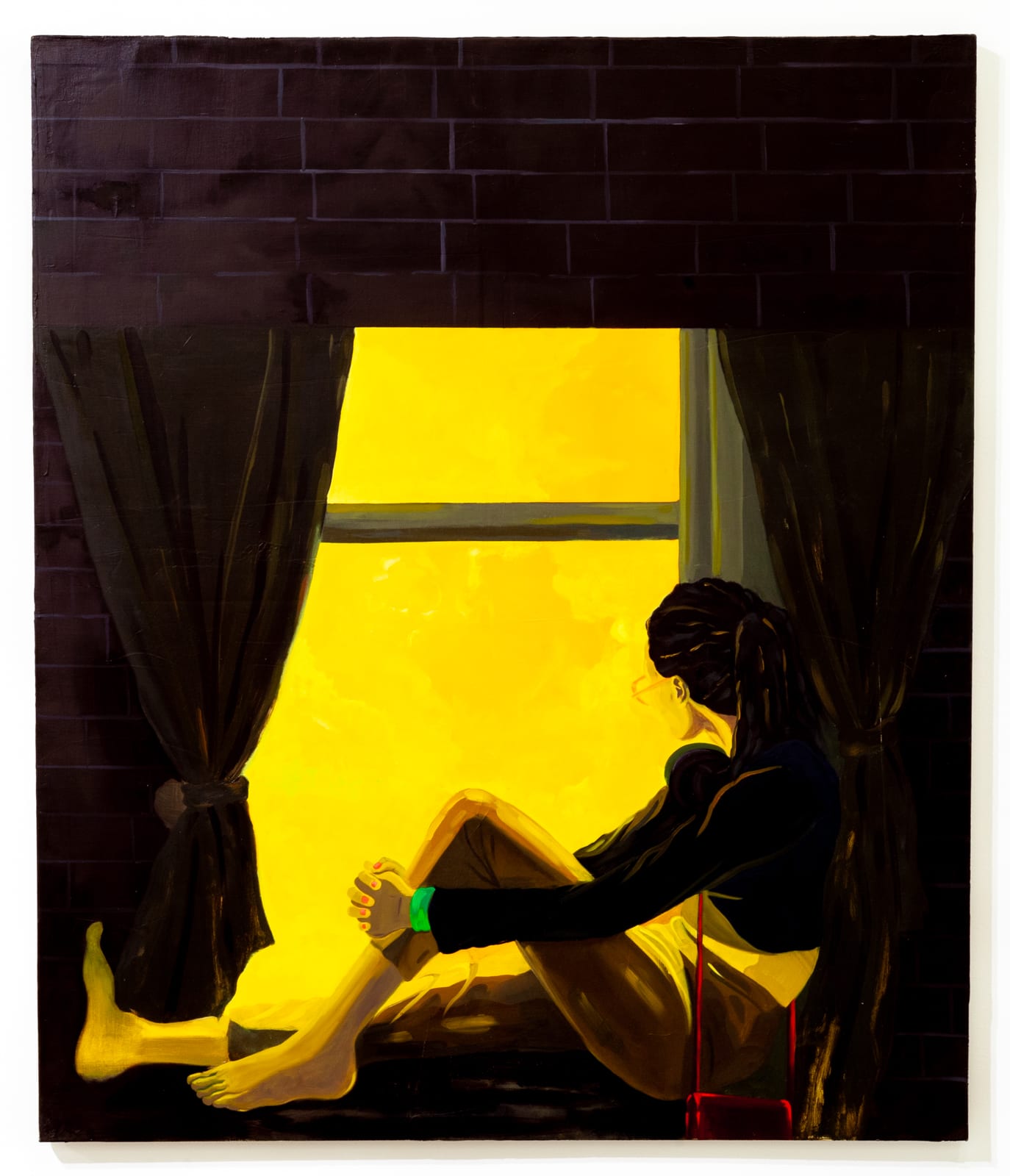 Dominic Chambers, Window Sitter (Daybreak), 2021