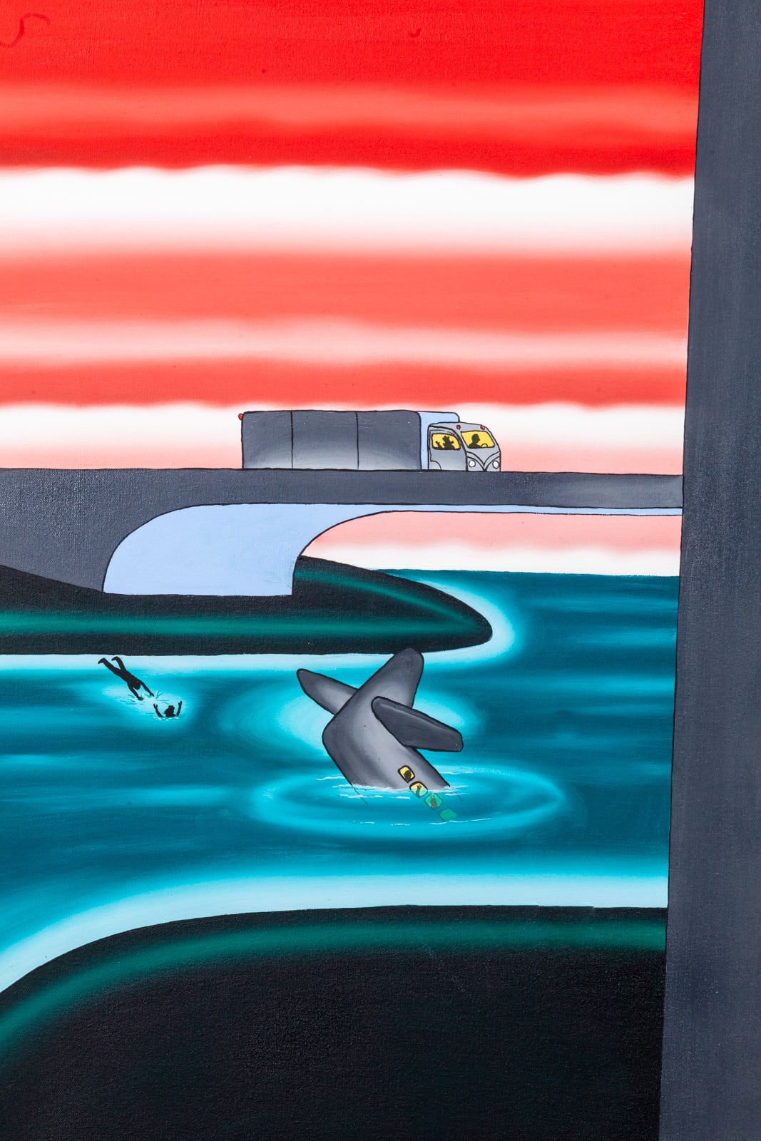 Roger Brown, Lenny Skutnik and Norman Mayer (Two Opposites of Human Character), 1982