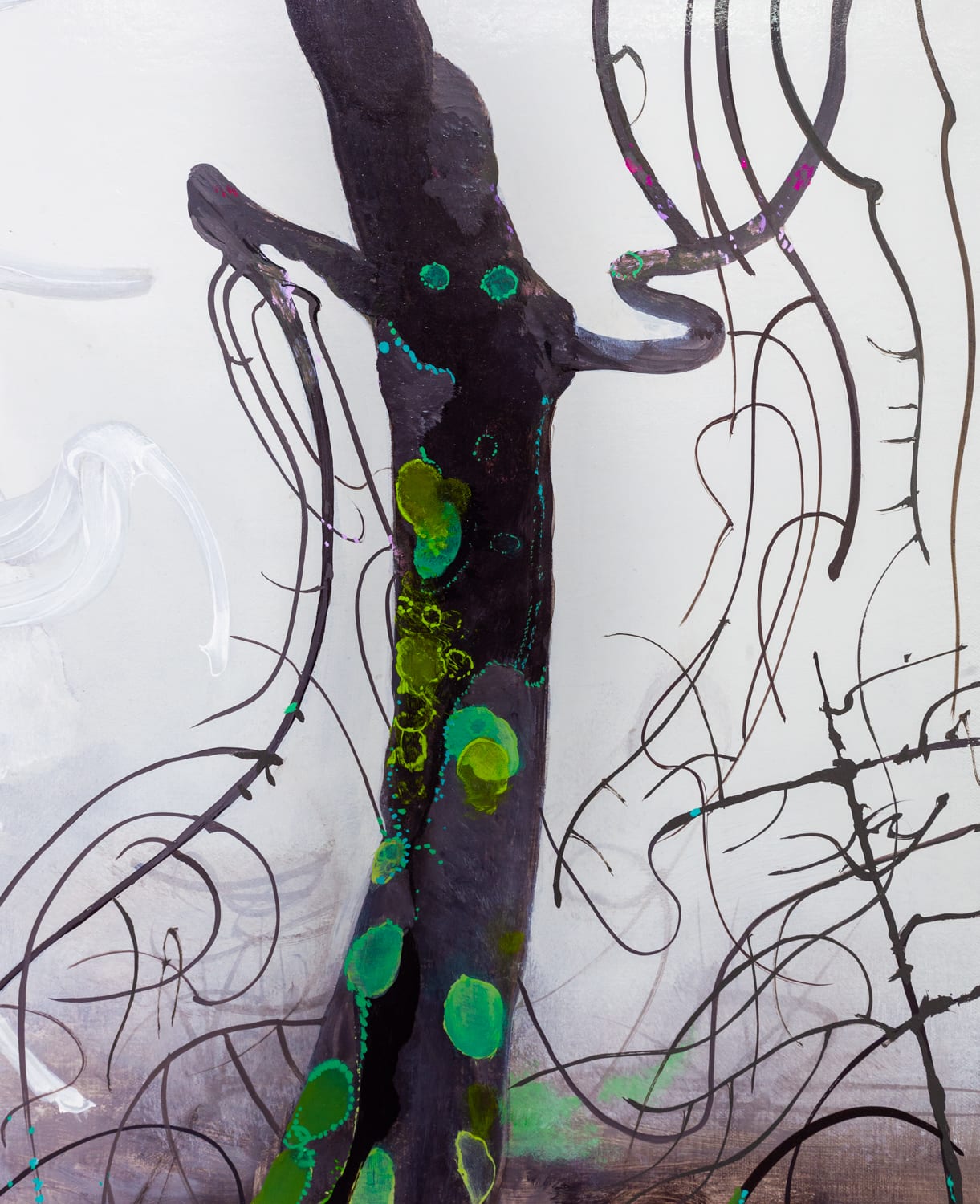 Inka Essenhigh, Decomposing Forest, 2019