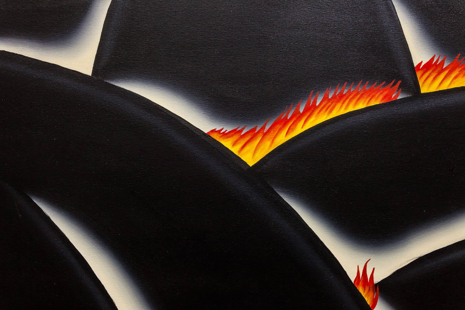 Roger Brown, Burned Hills May-October 1997, 1997