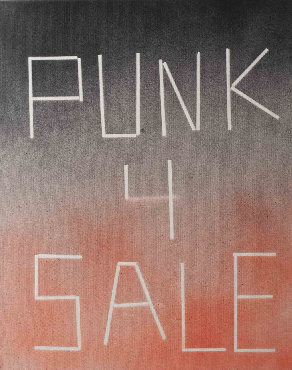 Scott Reeder, Untitled (Punk 4 Sale), 2012