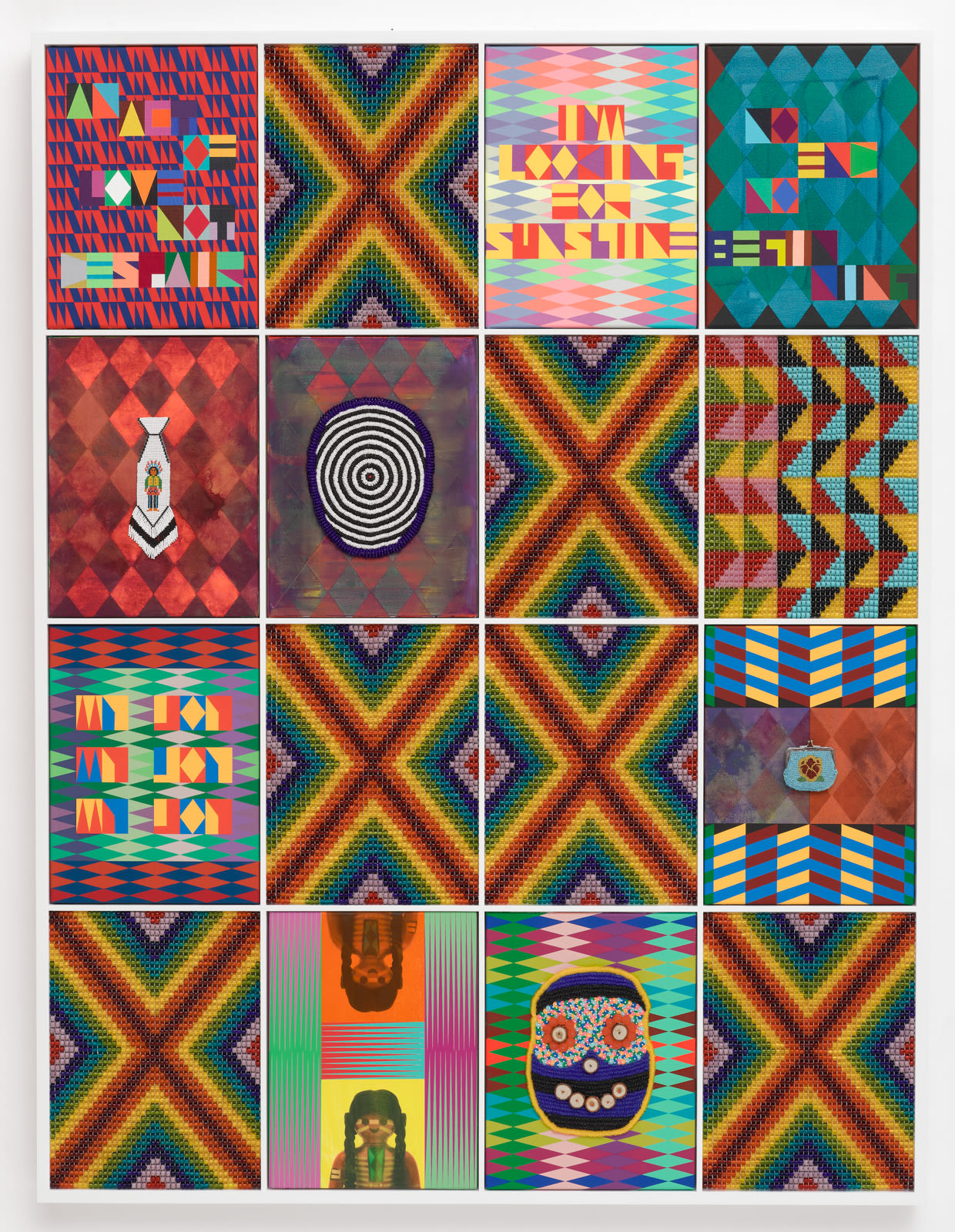 Jeffrey Gibson, I'M LOOKING FOR SUNSHINE, 2021