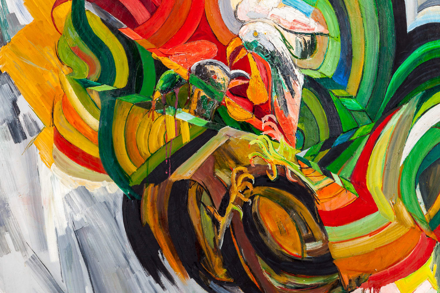 Wadsworth Jarrell, Cockfight, 1965