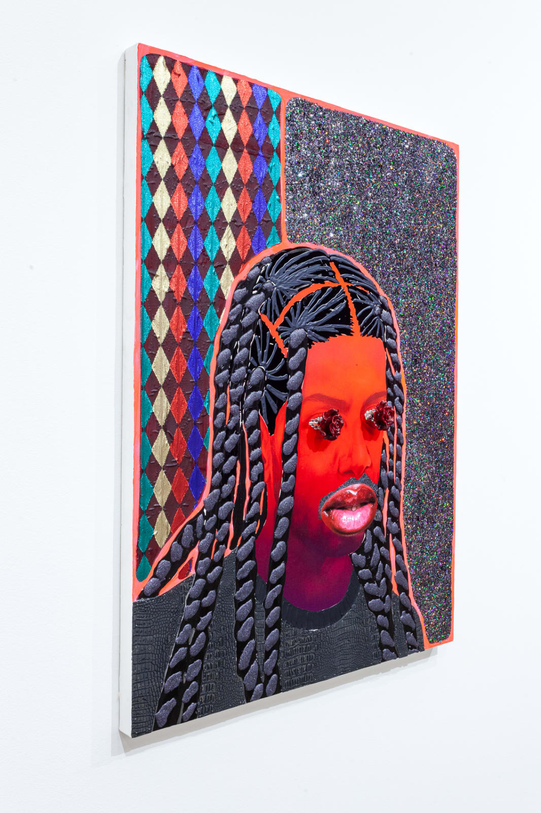 Devan Shimoyama, Self Portrait as Coi, 2022