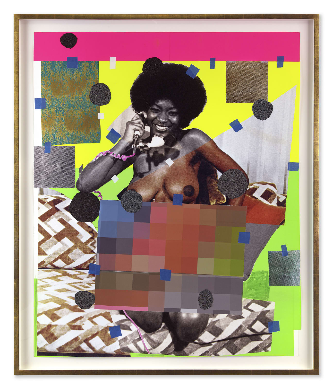 Mickalene Thomas, Jet Blue #9, 2019