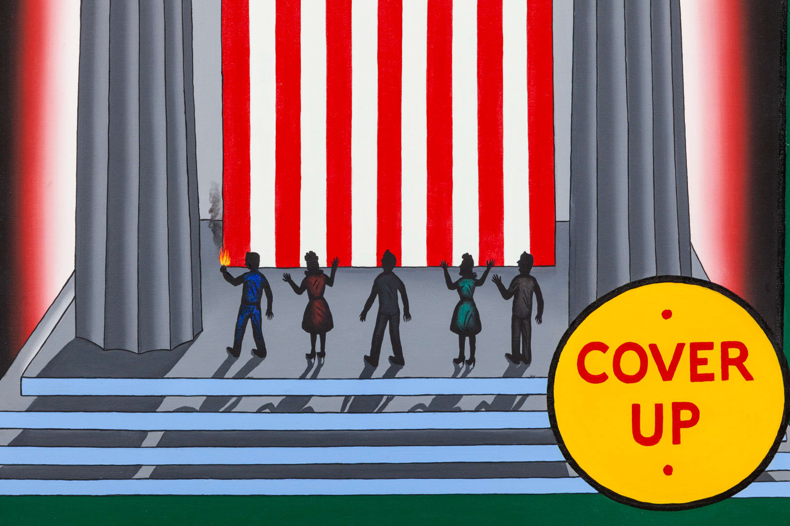 Roger Brown, Government Smokescreen, 1990